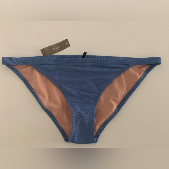 J. Crew Other - (FREE W/ ANY PURCHASE) J.Crew Ribbed Trim Hipster Bikini Bottom NWT